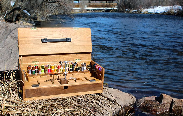 The Go Box, Fly Tying Bench