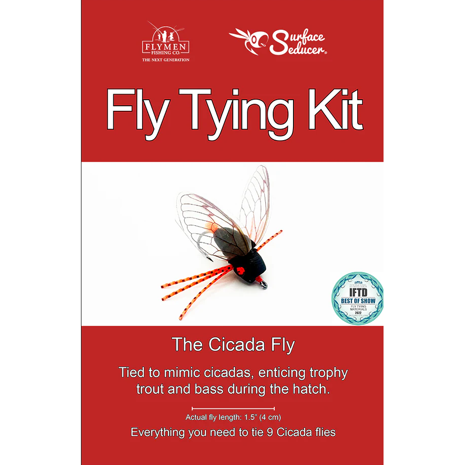 Cicada Fly Tying Kit - Complete Materials for 9 Flies