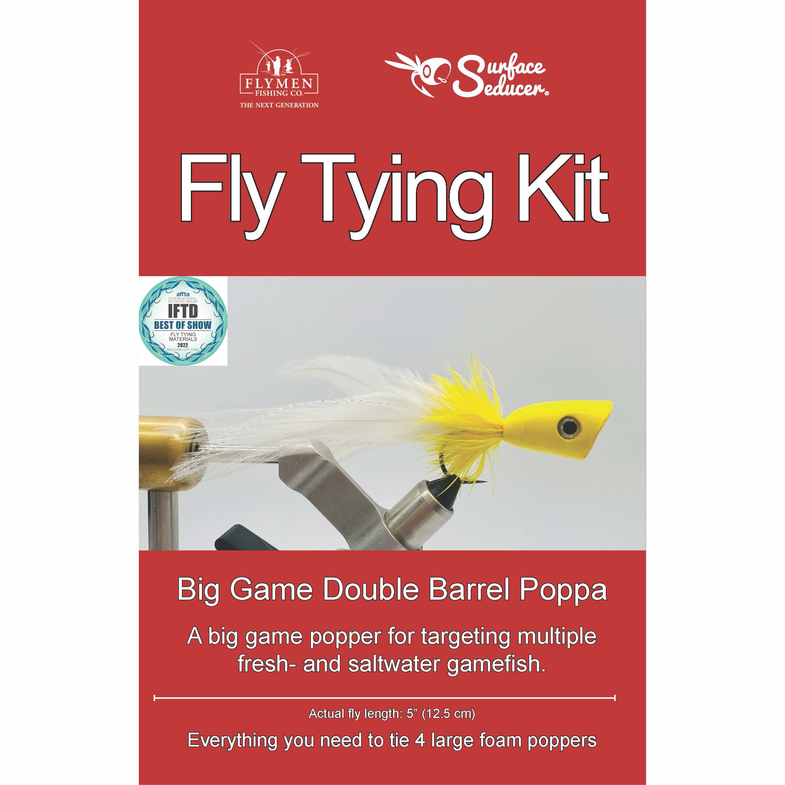 Flymen Fishing Company Big Game Double Barrel Poppa Fly-Tying Kit