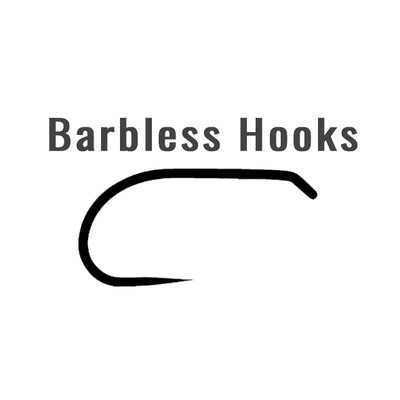barbless fly fishing hooks