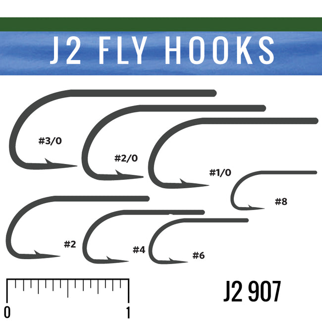 J2 907 Saltwater Fly Hook - J. Stockard Fly Fishing