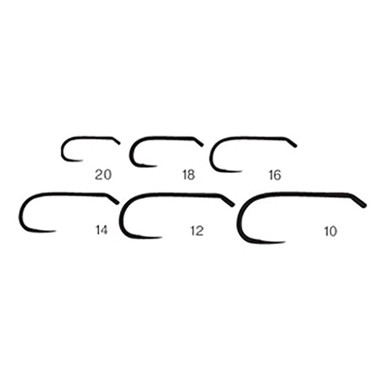 barbless fish hook size Tiemco 100BL 14