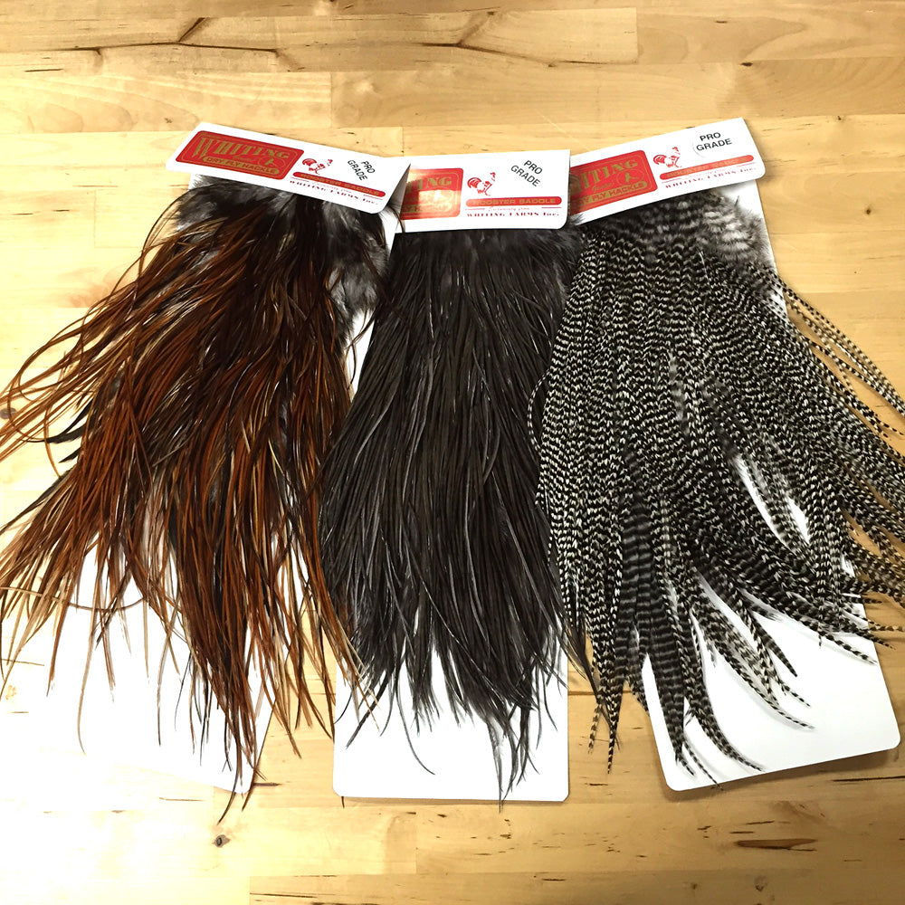 WHITING Half Saddle CREE クリーPRO GRADEケープ Whiting Pro Grade Midge Saddle – Whiting Farms