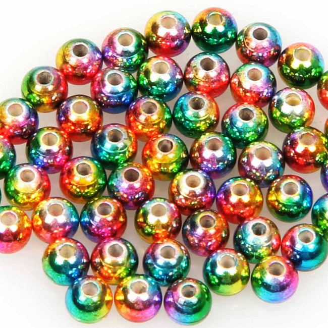 Rainbow MultiHued Brass Beads