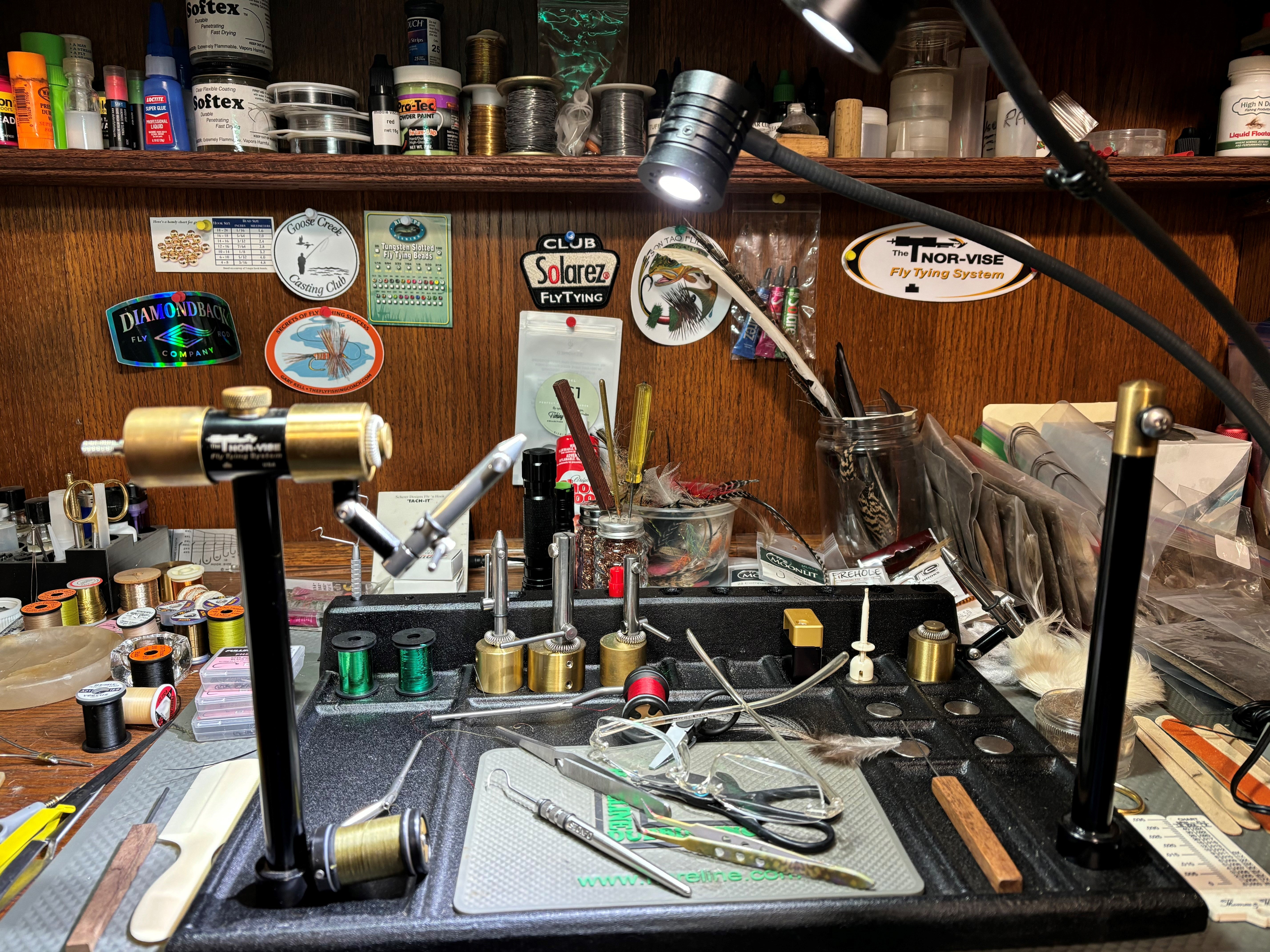 Setting Up a Fly Tying Station | J Stockard Fly Fishing