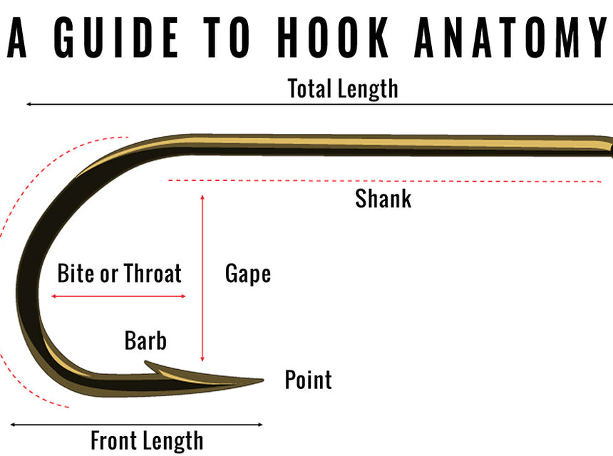 fly fishing hook anatomy