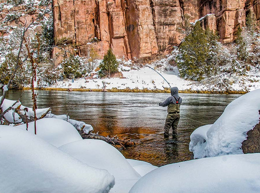 winter fly fishing