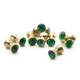 gold w/ green