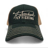 Signature Low Profile Trucker Hat - Green/Khaki