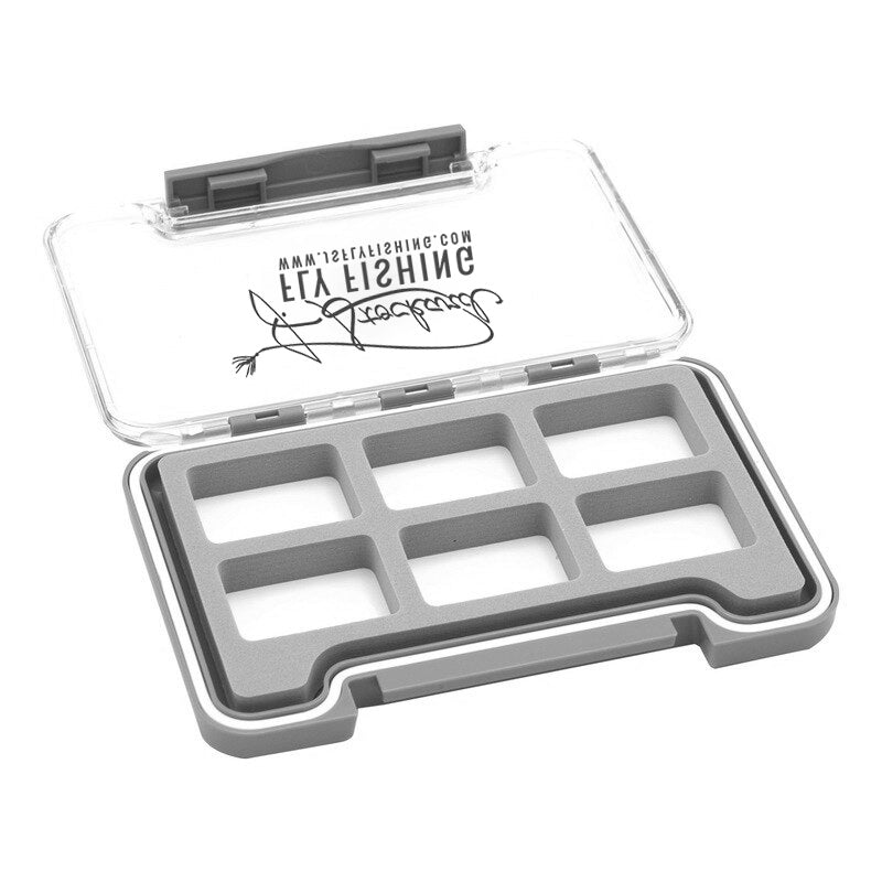 KCA Waterproof Slim Fly Box With Clear Lid - 3 Compartment Sizes For Fly Fishing 3 thumbnail image