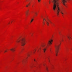 white dyed red