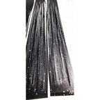 black and silver flake