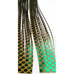 peacock green barred