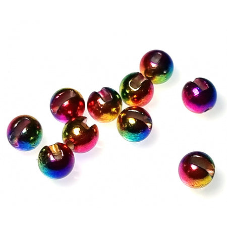 Tungsten Slotted Beads - Painted
