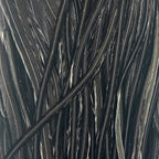 dyed black