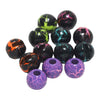 Crackle Slotted Tungsten Beads