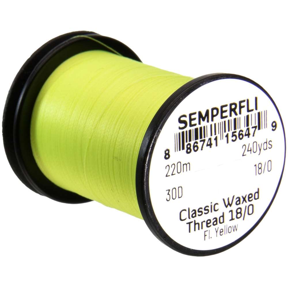 Classic Waxed Thread 18/0 - 240 yd | Semperfli | J Stockard