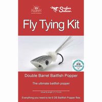 Double Barrel Baitfish Popper Kit, Flymen