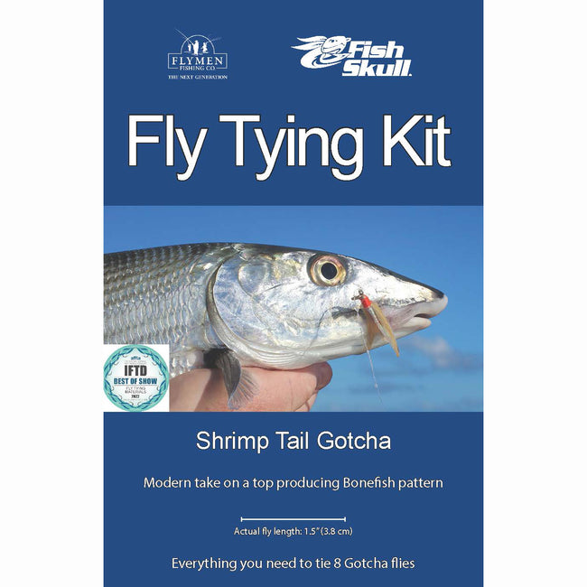 Flymen Fishing Company Shrimp Tail Gotcha Fly-Tying Kit