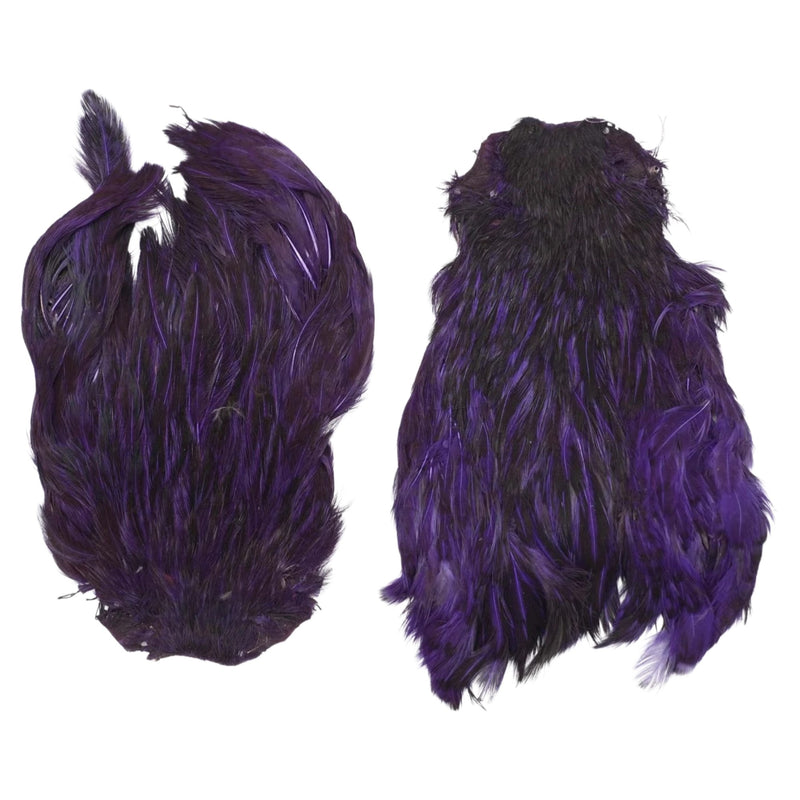 India Hen Neck Feather Patches
