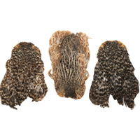 India Hen Neck Feather Patches