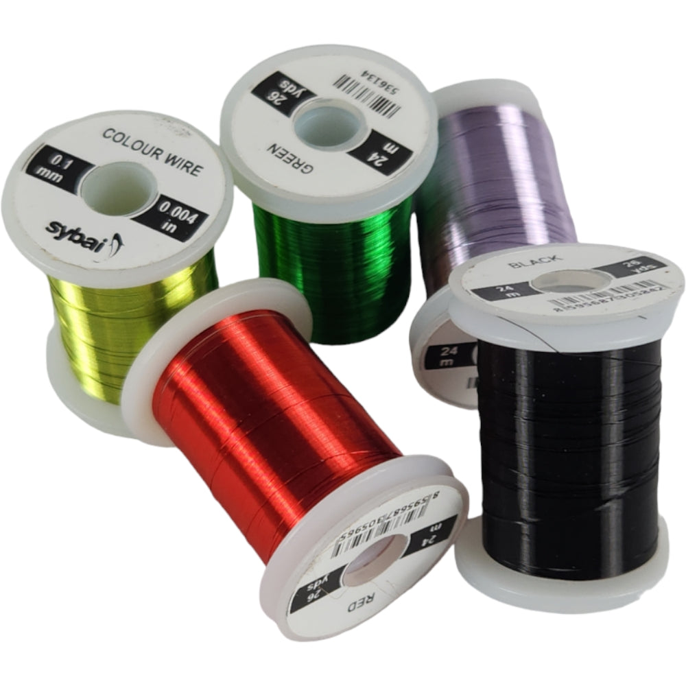 Round Wire - 0.1mm | Fly Tying Thread | Sybai | J Stockard