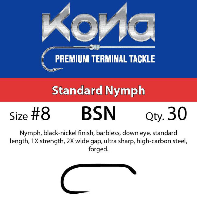 BSN Standard Nymph Barbless Hook