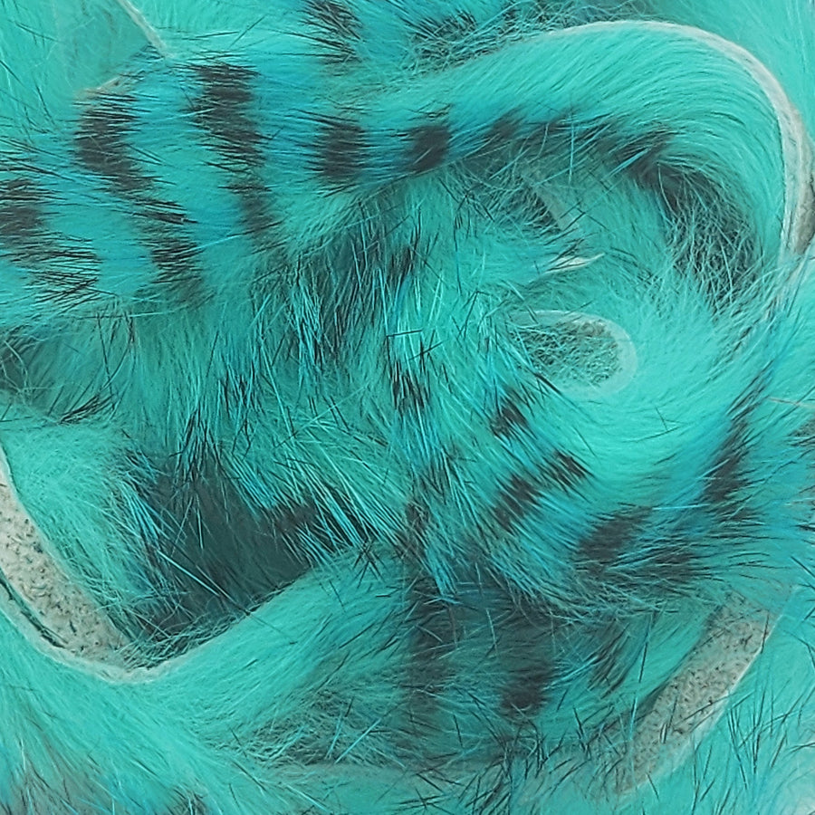 Barred Polychrome Rabbit Strips Hareline J Stockard