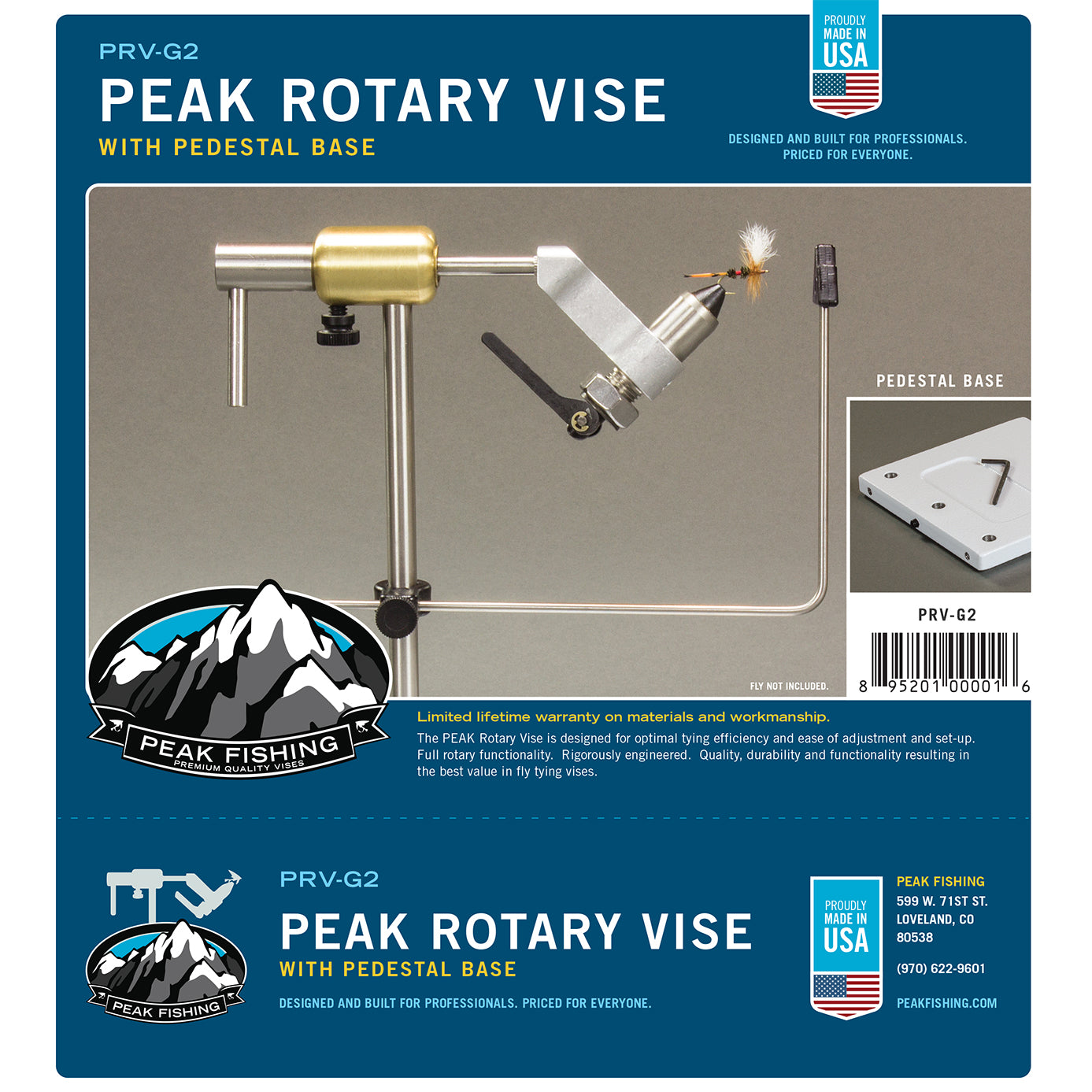 PEAK Rotary Vise for Fly Tying | JS Fly Supplies – J. Stockard Fly