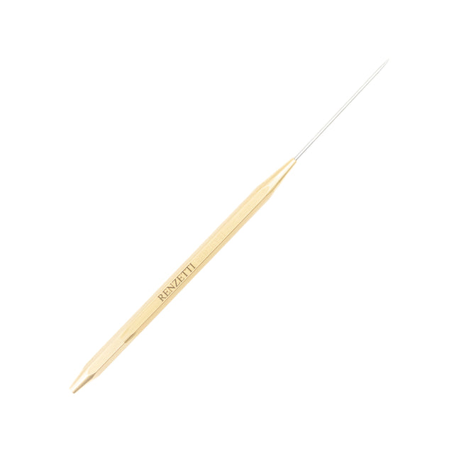Brass Dubbing Needle with Half Hitch