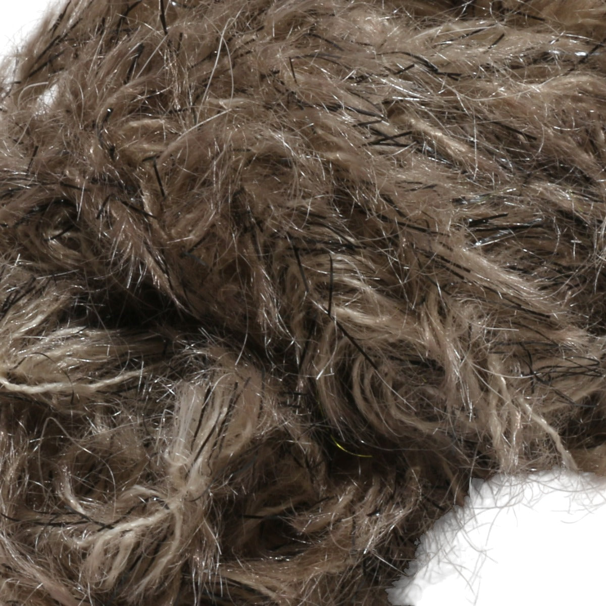 Hareline Speckled Black Mohair Scruff – Soft Chenille