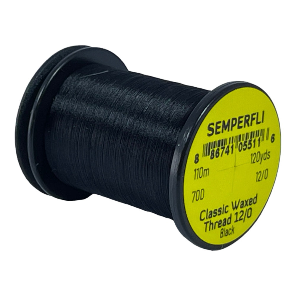 Classic Waxed Thread 12/0 - 120 yards | Semperfli – J. Stockard Fly Fishing