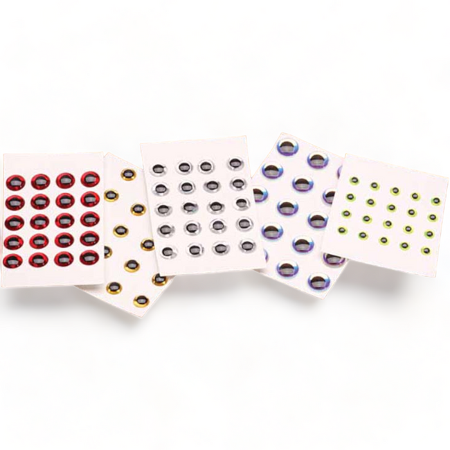 3D Adhesive Holographic Eyes