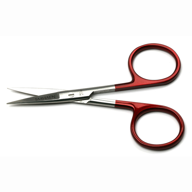 Tungsten Carbide Red Straight Scissors