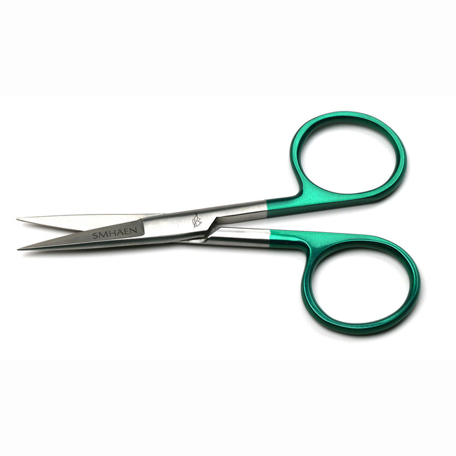 Tungsten Carbide Green Large Straight Scissors
