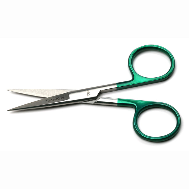 Tungsten Carbide Green Large Straight Scissors