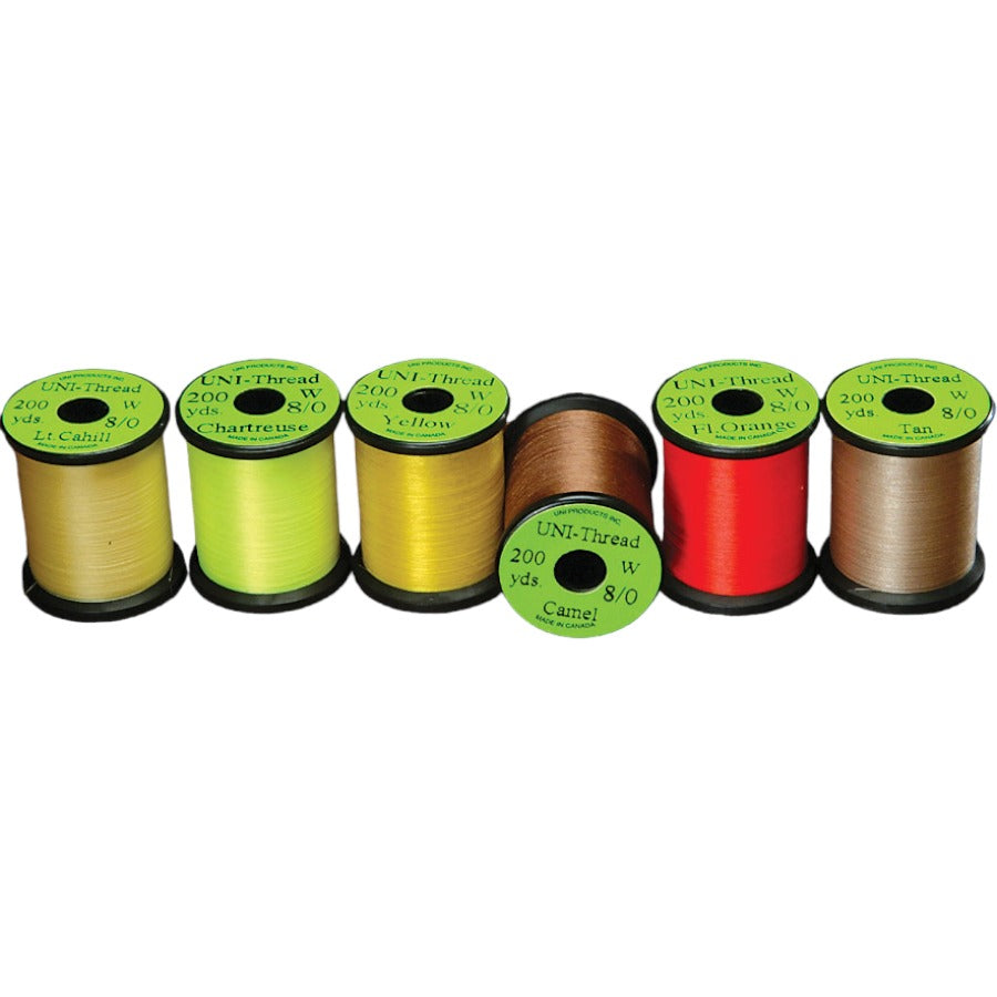 UNI-Thread Waxed Midge 8/0 by UNI Products at J Stockard