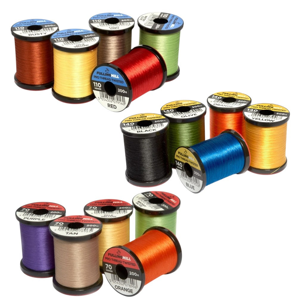 Fulling Mill | Pro Thread Twisted – Durable Fly Tying Thread