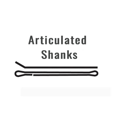 articulated shanks for fly fishing
