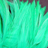 5-7" Dyed-Over-White Strung Saddle Hackle