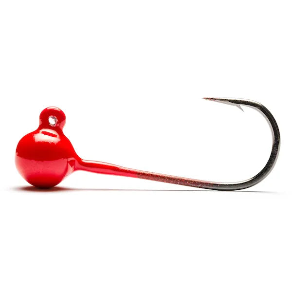addicted fishing hook cup Mustad Jig Head UV Orange 1/64oz