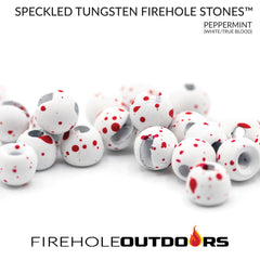 Round Speckled Tungsten Beads