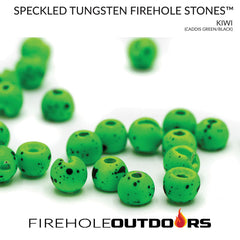 Round Speckled Tungsten Beads