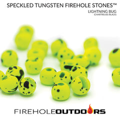 Round Speckled Tungsten Beads