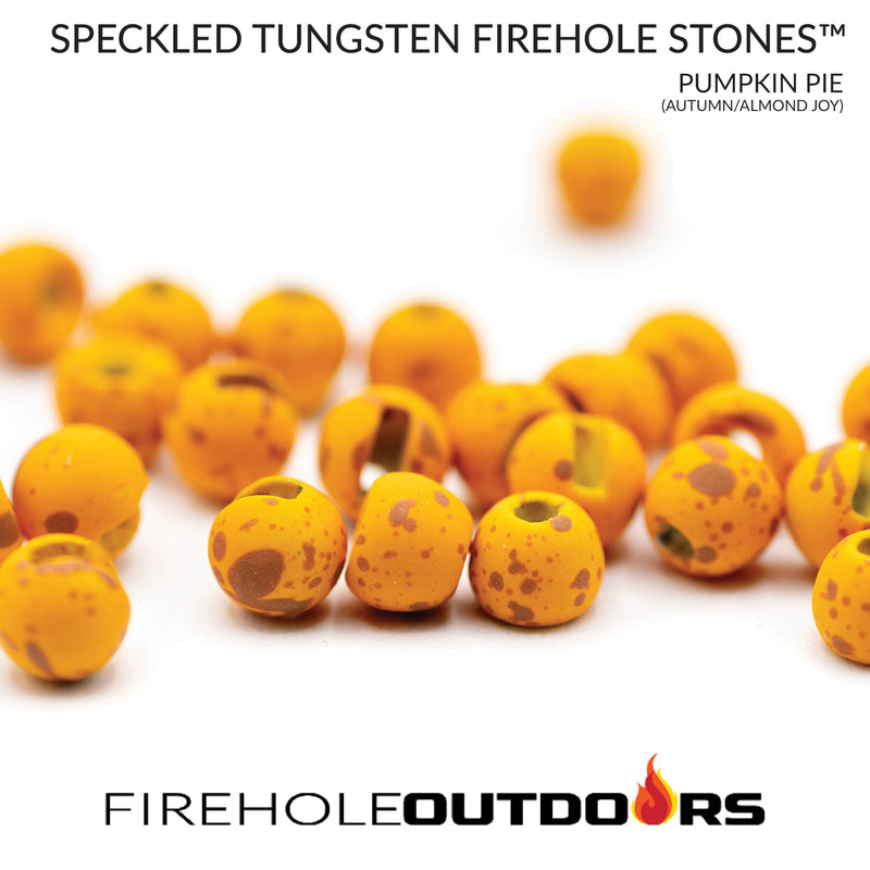 Round Speckled Tungsten Beads