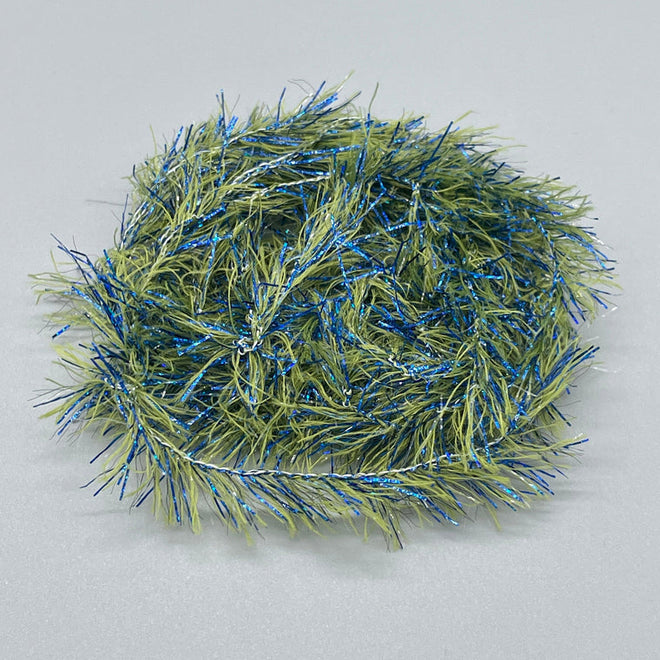 Blue Flash Damsel Straggle Hackle