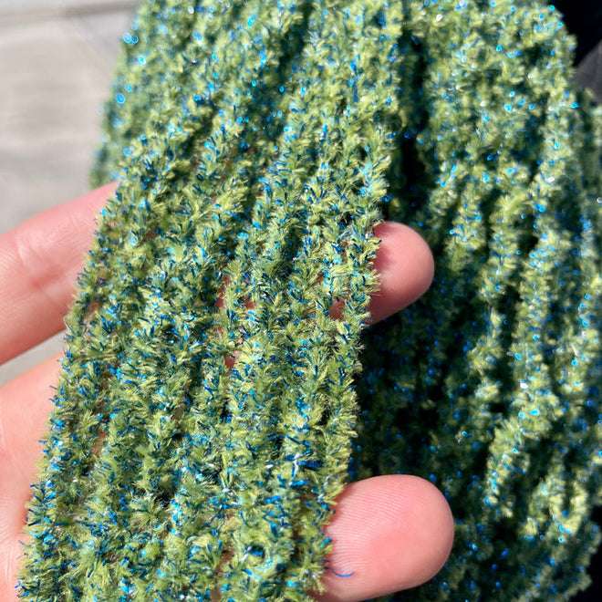 Blue Flash Damsel Bugger Chenille