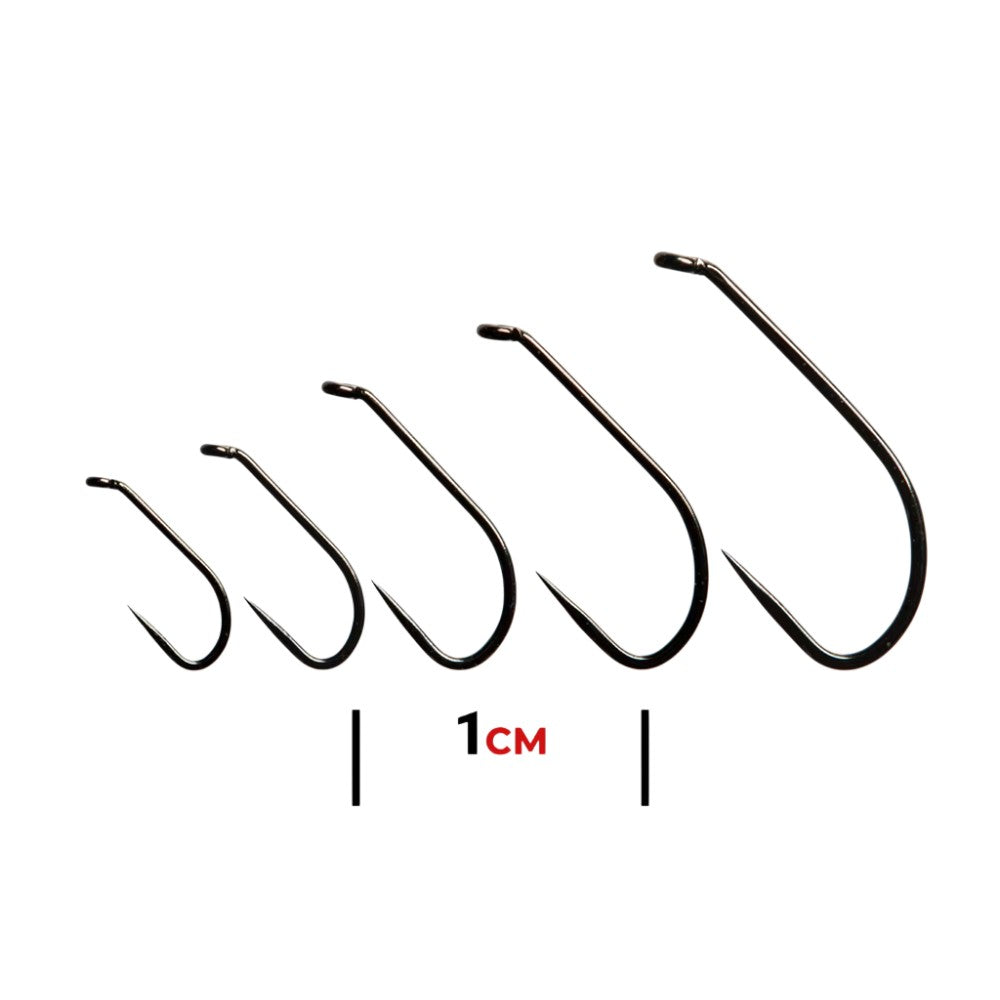 FM5175 Ideal Trout Hook Light Wire Black Nickel Barbless