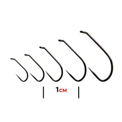 FM5175 Ideal Trout Hook Light Wire Black Nickel Barbless