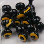 black w/ yellow & black